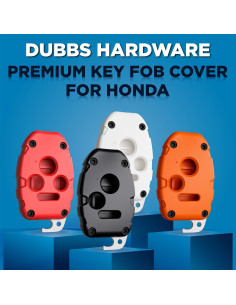 Funda de Llave Honda Dubbs HKF Naranja Brillante 3 Botones 2