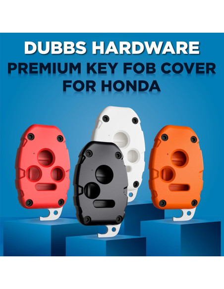 Funda de Llave Honda Dubbs HKF Naranja Brillante 3 Botones Funda de Llave Honda Dubbs HKF Naranja Brillante 3 Botones