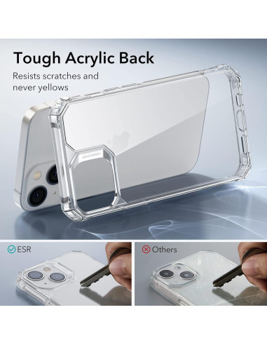 Funda Bumper ESR para iPhone 14/13 Transparente Resistente