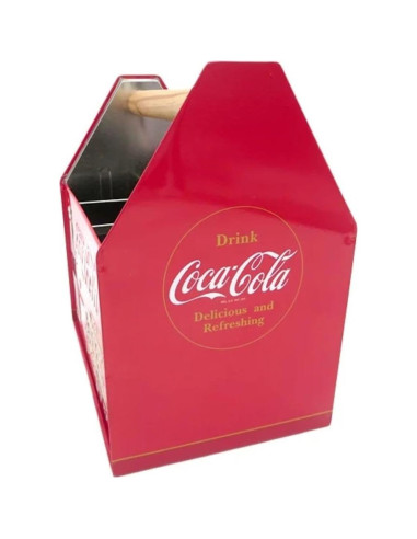 Caddy de Utensilios Coca Cola The Tin Box 17,78x12,7cm Rojo