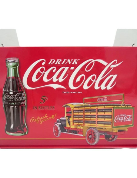 Caddy de Utensilios Coca Cola The Tin Box 17,78x12,7cm Rojo Caddy de Utensilios Coca Cola The Tin Box 17,78x12,7cm Rojo