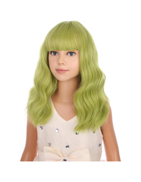 Peluca Verde Oliva PATTNIUM Corta Rizada 30 cm Peluca Verde Oliva PATTNIUM Corta Rizada 30 cm