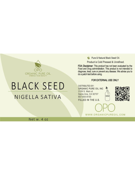 Aceite de Semilla Negra Orgánico Puro 118 ml - Comino Negro Egipto Aceite de Semilla Negra Orgánico Puro 118 ml - Comino Negro Egipto