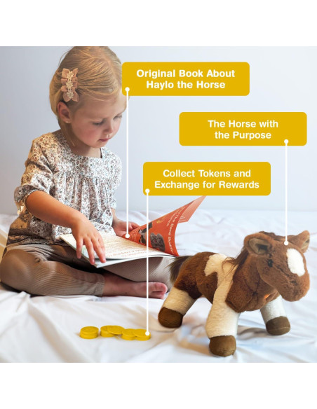 Caballo de Peluche Bene Buddies Haylo con Libro de Cuentos Caballo de Peluche Bene Buddies Haylo con Libro de Cuentos