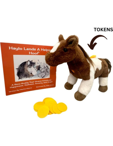 Caballo de Peluche Bene Buddies Haylo con Libro de Cuentos Caballo de Peluche Bene Buddies Haylo con Libro de Cuentos