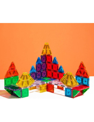 MAGNA-TILES microMAGS Set Deluxe 70 Piezas Magnéticas