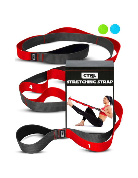 Correa de Estiramiento CTRL Sports 10 Asas 198 cm Nylon Correa de Estiramiento CTRL Sports 10 Asas 198 cm Nylon