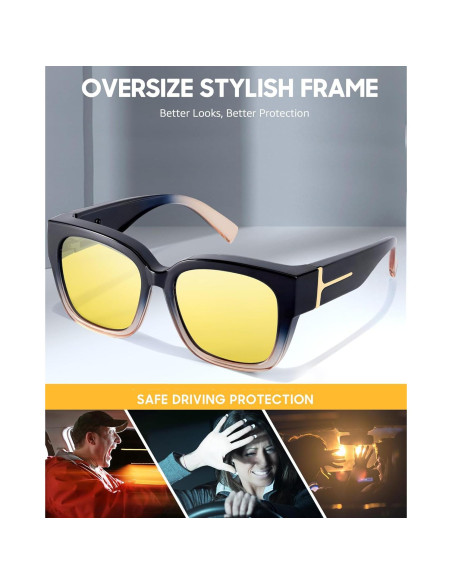 Gafas de Visión Nocturna IF7511 para Mujeres - Antideslumbrantes Gafas de Visión Nocturna IF7511 para Mujeres - Antideslumbrantes