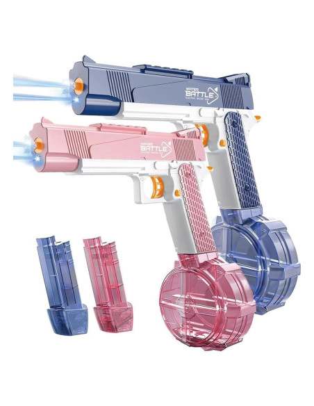 Pistola de Agua Eléctrica ELPSCGROO Recargable 500ml 9,75m Pistola de Agua Eléctrica ELPSCGROO Recargable 500ml 9,75m