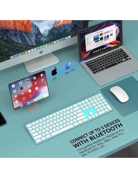 Teclado Inalámbrico JOYACCESS Bluetooth Multi-Dispositivo Teclado Inalámbrico JOYACCESS Bluetooth Multi-Dispositivo