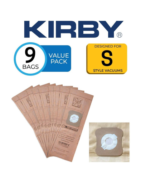 Bolsas de Aspiradora Kirby G4 G5 G6 - Filtro HEPA 9 Piezas Bolsas de Aspiradora Kirby G4 G5 G6 - Filtro HEPA 9 Piezas