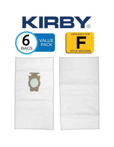 Bolsas de Filtro HEPA Kirby 6-Pack | Modelo 204814 | Estilo F/Twist