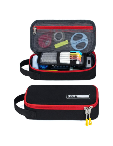 Estuche Grande ECHSRT para Lápices Negro con Gran Capacidad Estuche Grande ECHSRT para Lápices Negro con Gran Capacidad