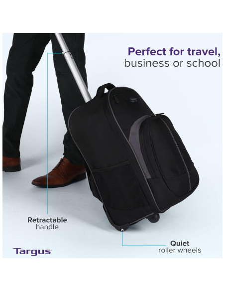 Mochila Rodante Targus 16" Negra con Funda para Laptop Mochila Rodante Targus 16" Negra con Funda para Laptop