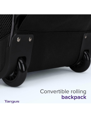 Mochila Rodante Targus 16" Negra con Funda para Laptop
