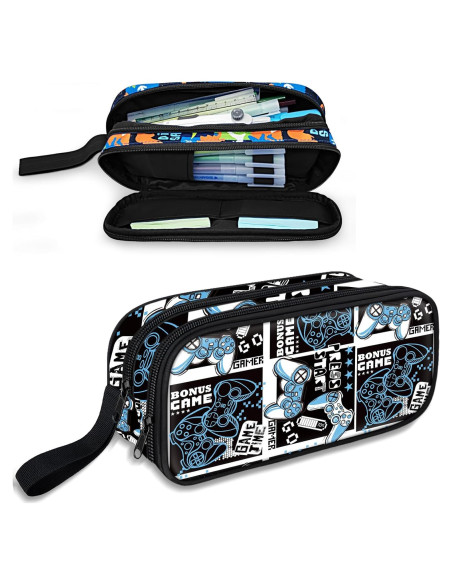 Estuche Grande para Niños Fitvc YTXBS-017 Diseño Gamer Estuche Grande para Niños Fitvc YTXBS-017 Diseño Gamer