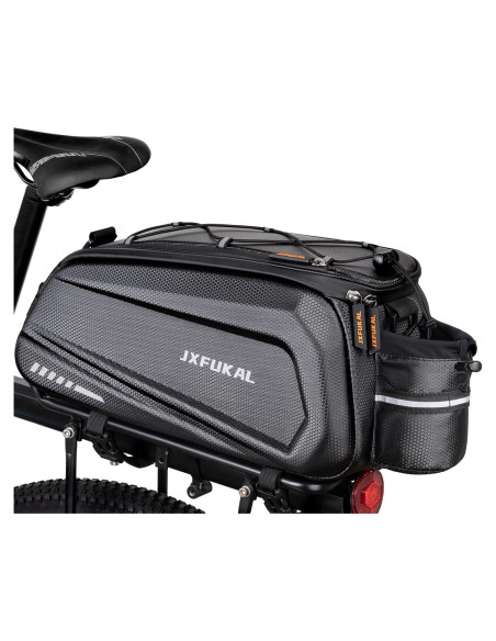 Bolsa JXFUKAL para bicicleta 9.5L rígida impermeable Bolsa JXFUKAL para bicicleta 9.5L rígida impermeable