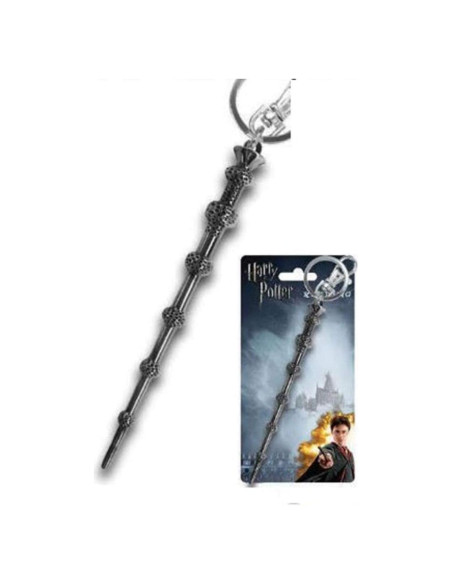 Llave de Pewter Varita Dumbledore Monogram 11,43 cm Llave de Pewter Varita Dumbledore Monogram 11,43 cm