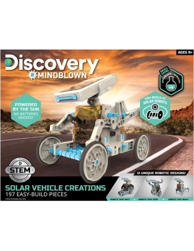 Kit de Robot Solar 12-en-1 Discovery 197 Piezas
