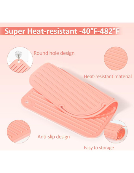 Tapete Silicona Quccefods Grande Resistente al Calor 27.9x21cm Tapete Silicona Quccefods Grande Resistente al Calor 27.9x21cm