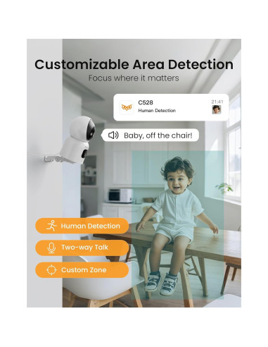 Cámara de Seguridad Anlapus C528 4MP Doble Lente WiFi