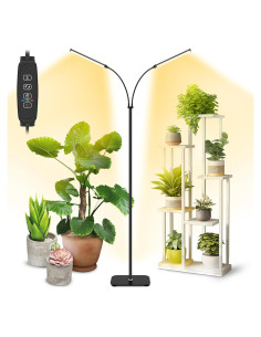 Lámpara de Crecimiento Vsoke Doble Cabeza 30W Espectro Completo
