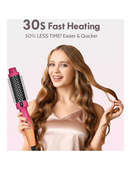 Cepillo Térmico Tresses Touch 1.5" Cerámica Iónica 5 Temperaturas Cepillo Térmico Tresses Touch 1.5" Cerámica Iónica 5 Temperaturas