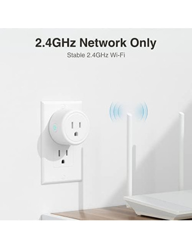 Enchufe Inteligente GHome Smart WP3 Control Remoto WiFi 4 Pcs