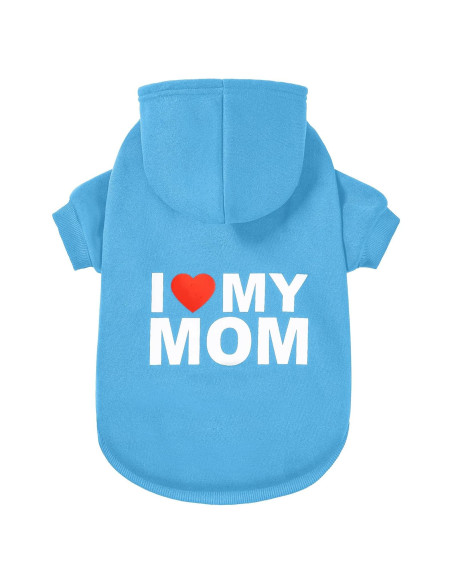 Suéter para Perros GreenJoy Azul Amo a Mi Mamá Pequeño Suéter para Perros GreenJoy Azul Amo a Mi Mamá Pequeño