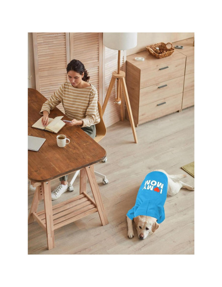 Suéter para Perros GreenJoy Azul Amo a Mi Mamá Pequeño Suéter para Perros GreenJoy Azul Amo a Mi Mamá Pequeño