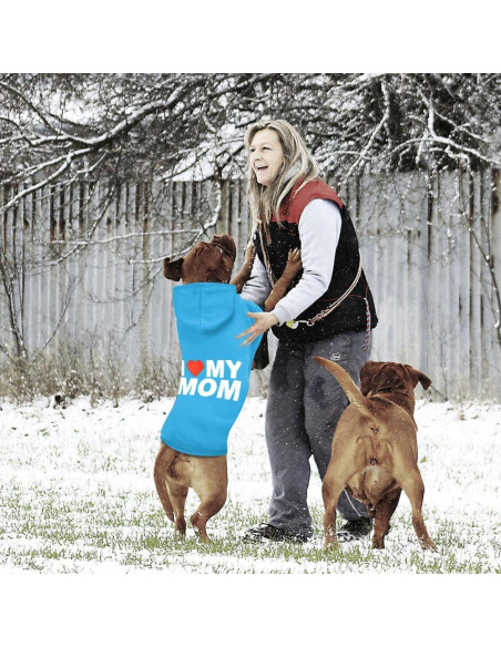 Suéter para Perros GreenJoy Azul Amo a Mi Mamá Pequeño Suéter para Perros GreenJoy Azul Amo a Mi Mamá Pequeño