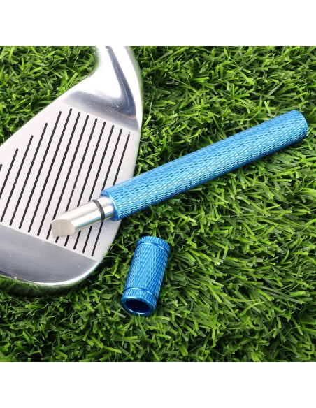 Afilador de ranuras Bulex para palos de golf - Acero inoxidable Afilador de ranuras Bulex para palos de golf - Acero inoxidable