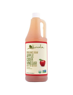 Vinagre de Sidra de Manzana Crudo Orgánico Kevala 1L - Con Madre, Kosher