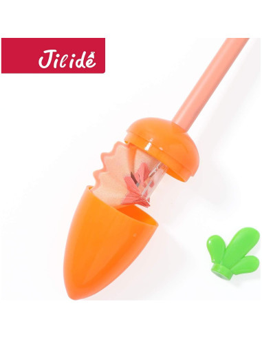 Juego de Lápices de Colores Borrables Jilide 24 Colores