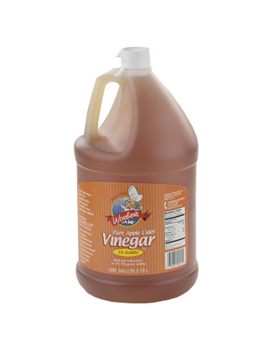 Vinagre de Sidra de Manzana Puro Woeber 5% Acidez 3.79L