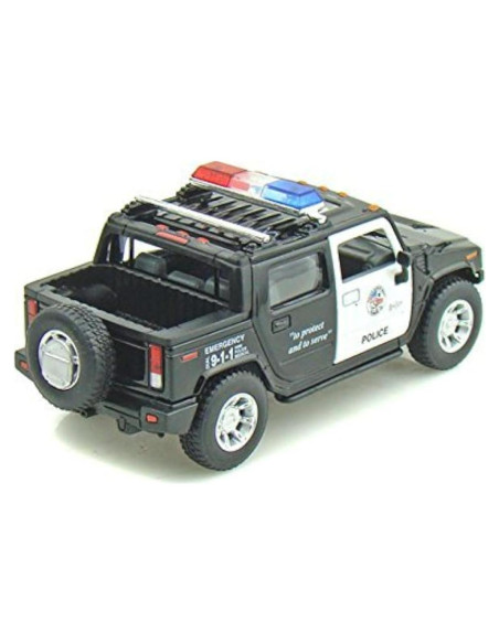 Modelo Hummer H2 SUT Policía KiNSMART 1:36 Metal 12,7 cm Modelo Hummer H2 SUT Policía KiNSMART 1:36 Metal 12,7 cm