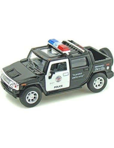 Modelo Hummer H2 SUT Policía KiNSMART 1:36 Metal 12,7 cm