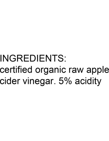 Vinagre de Manzana Orgánico CAI 1.01L Crudo y Sin Filtrar