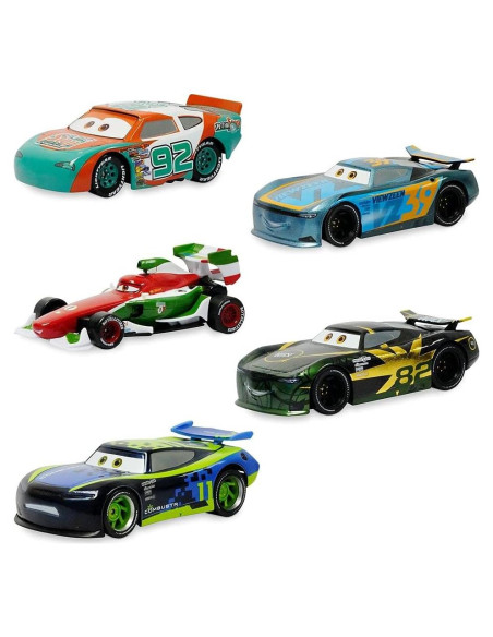 Conjunto de 5 Coches de Metal Fundido Disney Cars 1:43 Conjunto de 5 Coches de Metal Fundido Disney Cars 1:43