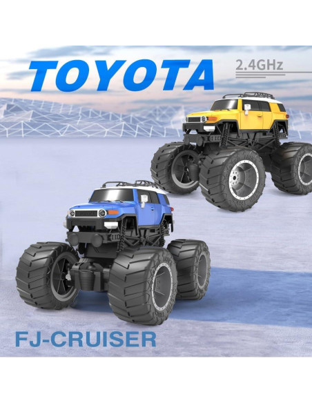Jeep RC Vinie Toyota FJ Cruiser 2007 Escala 1:24 Azul Jeep RC Vinie Toyota FJ Cruiser 2007 Escala 1:24 Azul