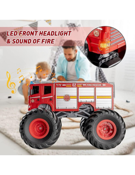 Camión Monstruo RC Liberty Imports 1:18 con Luces y Sonidos Camión Monstruo RC Liberty Imports 1:18 con Luces y Sonidos