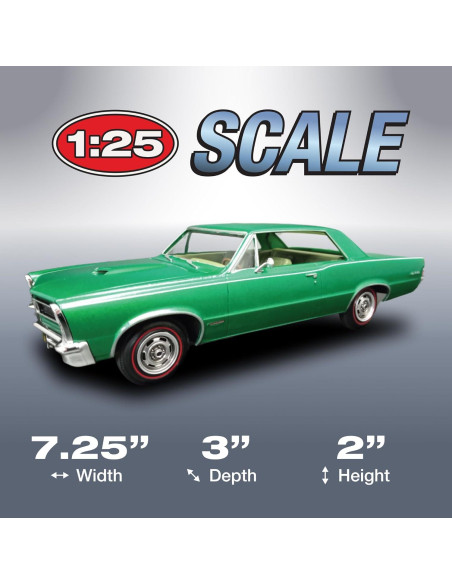 Modelo AMT Pontiac GTO 1965 1:25 Kit de Ensamblaje Modelo AMT Pontiac GTO 1965 1:25 Kit de Ensamblaje