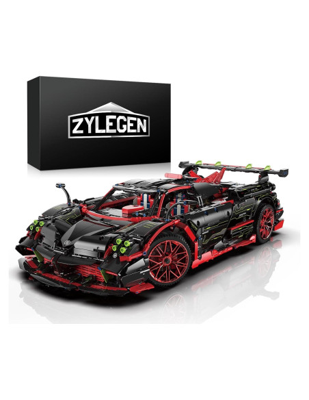 ZYLEGEN Kit de Construcción Coche Deportivo Rojo 54 cm ZYLEGEN Kit de Construcción Coche Deportivo Rojo 54 cm