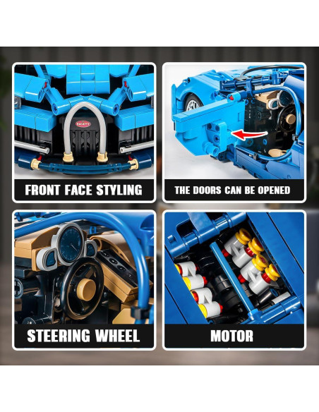 Kit de Bloques de Construcción Coche Deportivo GOTIMON 1355 Pcs Kit de Bloques de Construcción Coche Deportivo GOTIMON 1355 Pcs