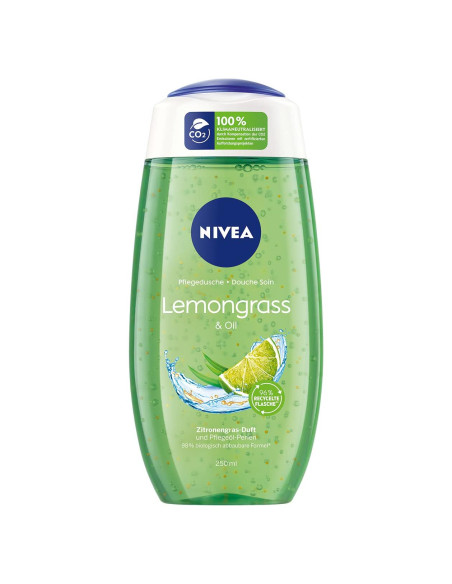 Gel de Ducha NIVEA Hierba de Limón & Aceite 250 ml Nutritivo Gel de Ducha NIVEA Hierba de Limón & Aceite 250 ml Nutritivo