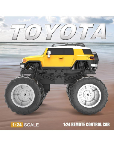 Jeep RC Vinie Toyota FJ Cruiser 2007 1:24 Inalámbrico Amarillo
