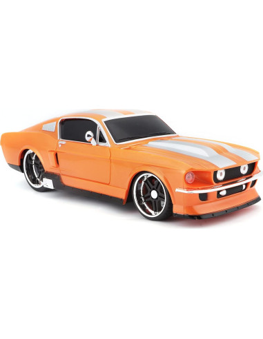Auto R/C Maisto 1:24 Ford Mustang GT Naranja 2.4 GHz