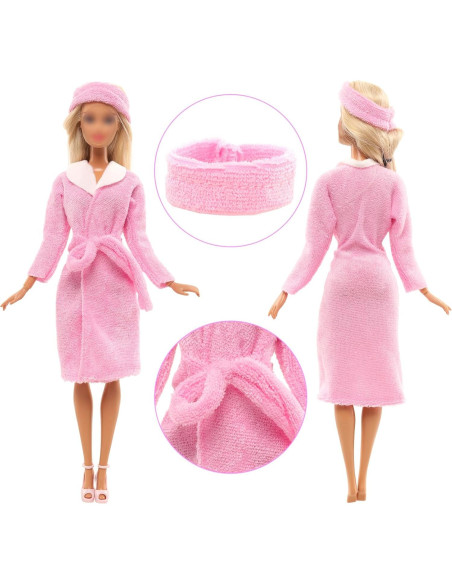 Conjunto Ropa de Muñeca 11.5" Enoch - 4 Pijamas y Accesorios Conjunto Ropa de Muñeca 11.5" Enoch - 4 Pijamas y Accesorios