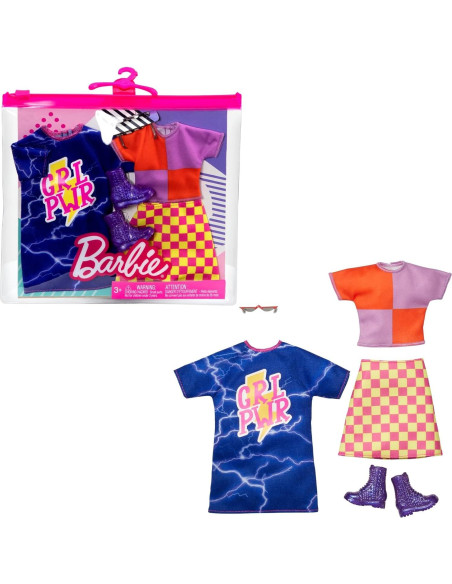 Conjunto de Ropa Barbie Fashions 2 Atuendos y Accesorios Conjunto de Ropa Barbie Fashions 2 Atuendos y Accesorios