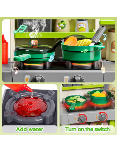 Juego de Cocina Infantil Letapapa con Luz y Sonido 55,88 cm